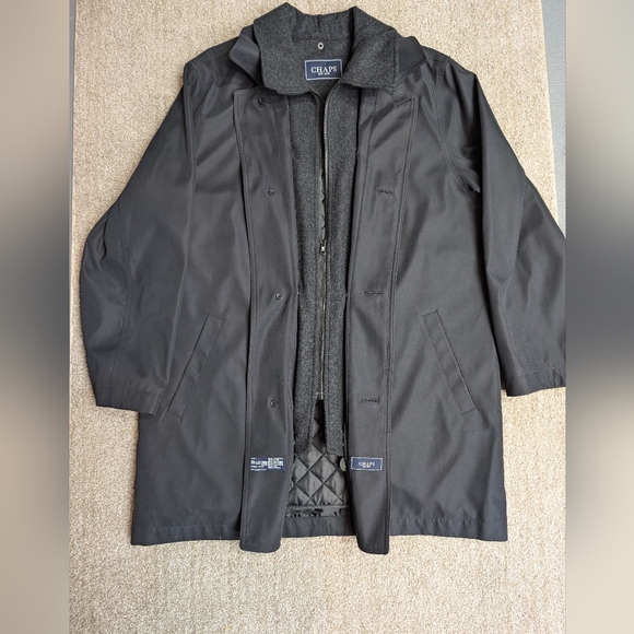 Mens CHAPS lined coat - Picture 6 of 9